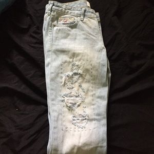 Hollister destroyed jeans