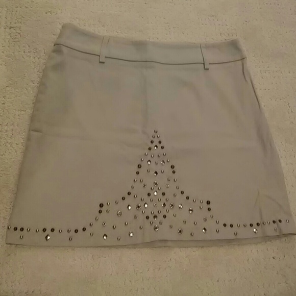 NWOT bebe Tan Mini Skirt