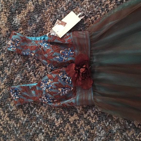 Brand new hand beaded dress