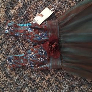 Brand new hand beaded dress