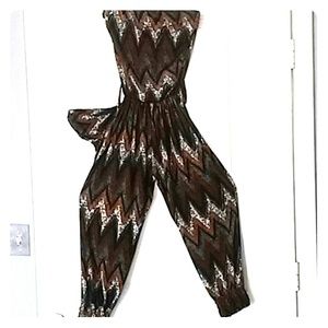 Strapless Jumper with Pockets