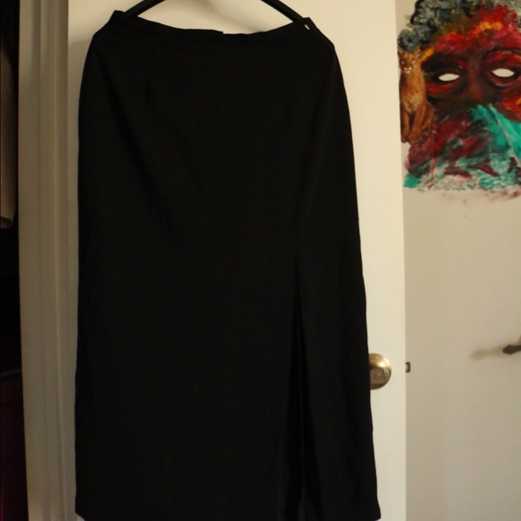 Vintage Black Skirt w/ a Slit