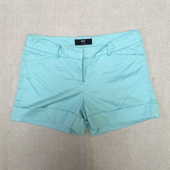 Mossimo Mint Cuffed Shorts