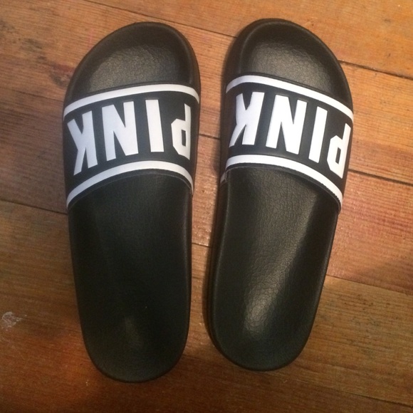 Victoria secret pink slide sandals