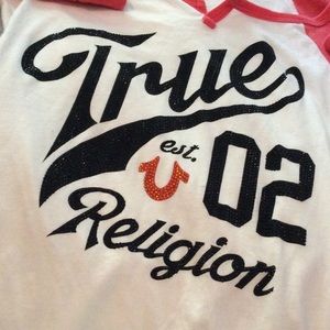 True religion baseball tee