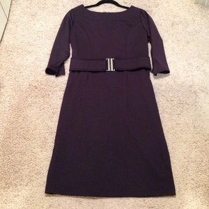 Romy Black Plum Dress SZ L