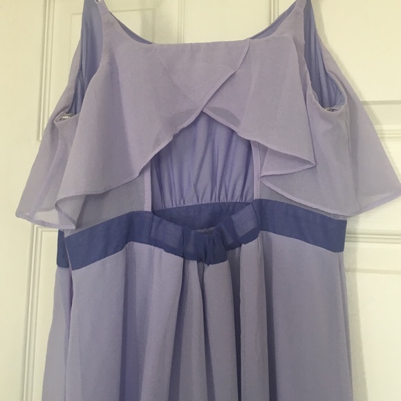Purple high low dress - Picture 3 of 3