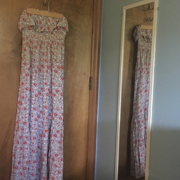 Quicksilver strapless maxi dress