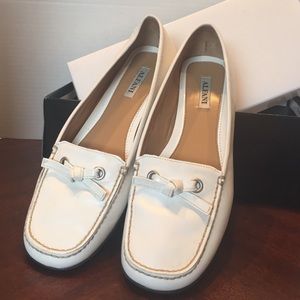 NIB Alfani Step N Flex White Loafers 8.5 M