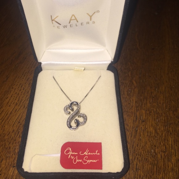 ❤️"Open Hearts" by Jane Seymour necklace