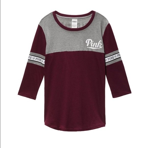 VS Pink Football Tee