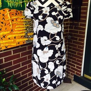 Tibi New York Silk Floral Shift  Dress