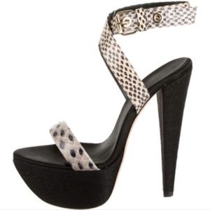 New Giambattista Valli Metallic Platform