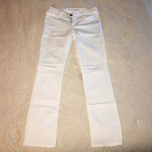 White Banana Republic skinny jeans, size 25