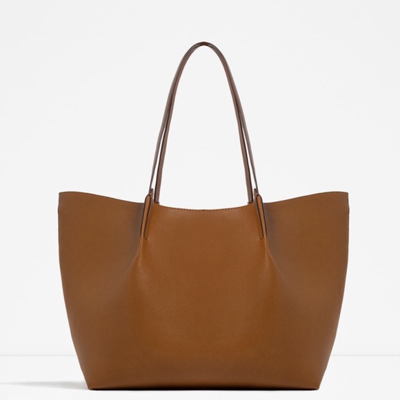 **SOLD**ZARA Large Tote BRAND NEW - Picture 2 of 4