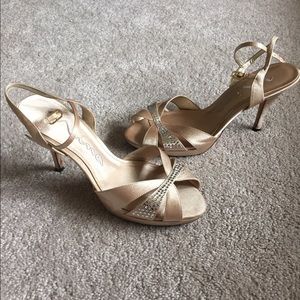 Gold Nina heels size 8.5