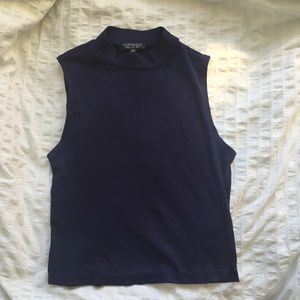 Topshop Mock Neck Tank