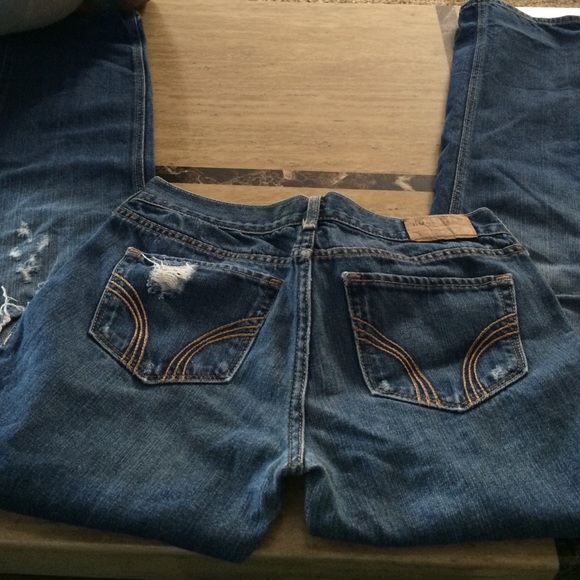 Hollister jeans destroyed