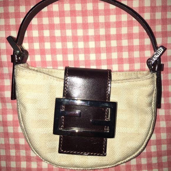 Fendi Handbags - FENDI Mini Baby Baguette