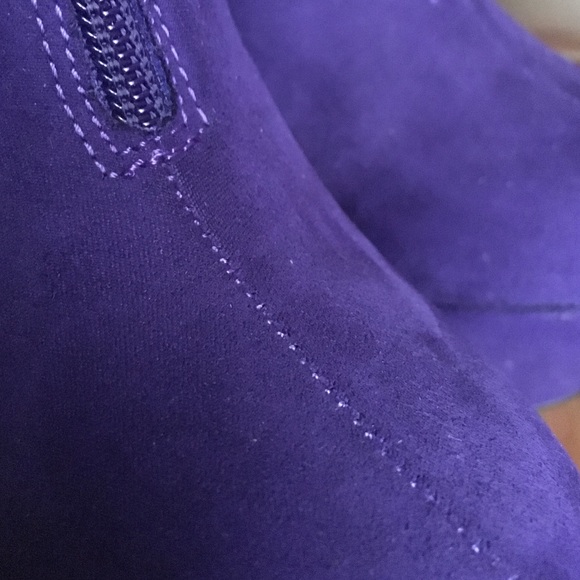 Purple Ankle Boots - Picture 4 of 4