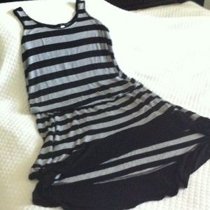 Kensie Tank Maxi Dress Hi-Lo Size M