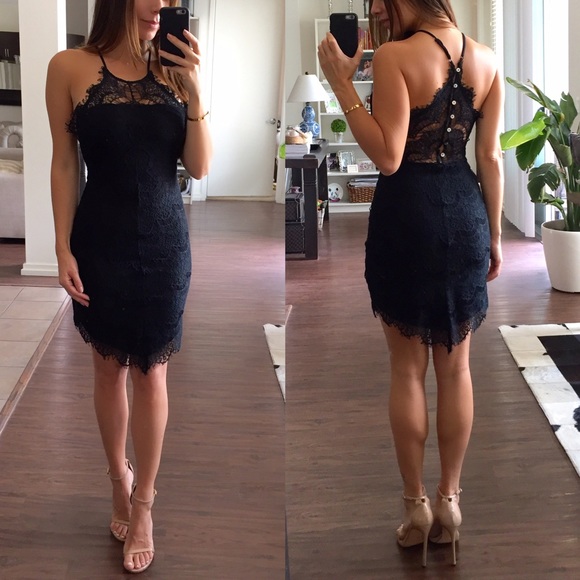Free People Dresses & Skirts - Black Lace Dress
