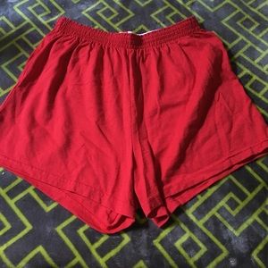 Red Soffe shorts