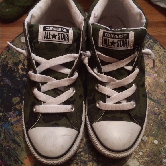 Camo Converse All Star mids