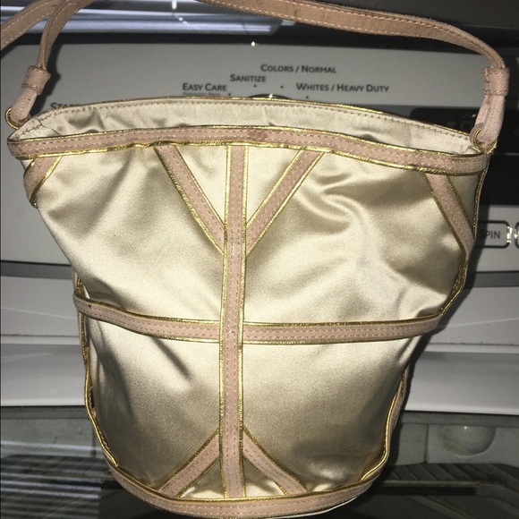 PRADA Satin & Suede Evening Bag