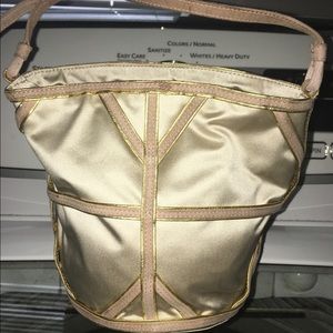 PRADA Satin & Suede Evening Bag