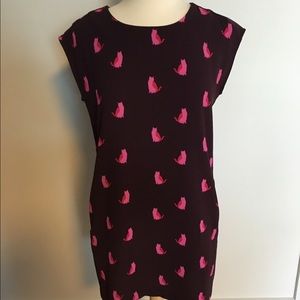 Cat print dress