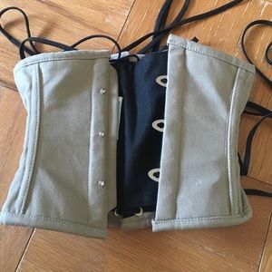 Steel waist trainer