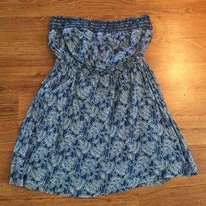 En Creme blue flower dress from EVEREVE