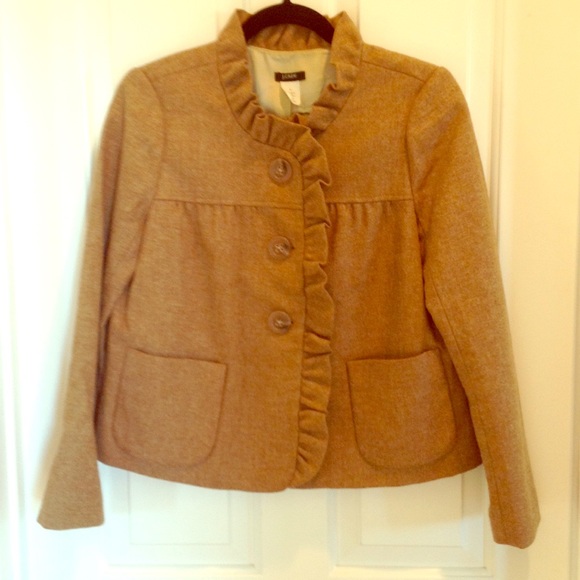 Tan tweed blazer