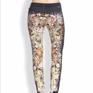 Mother The Looker Wildflowers denim jeans