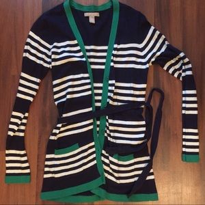 Banana republic button up long sweater