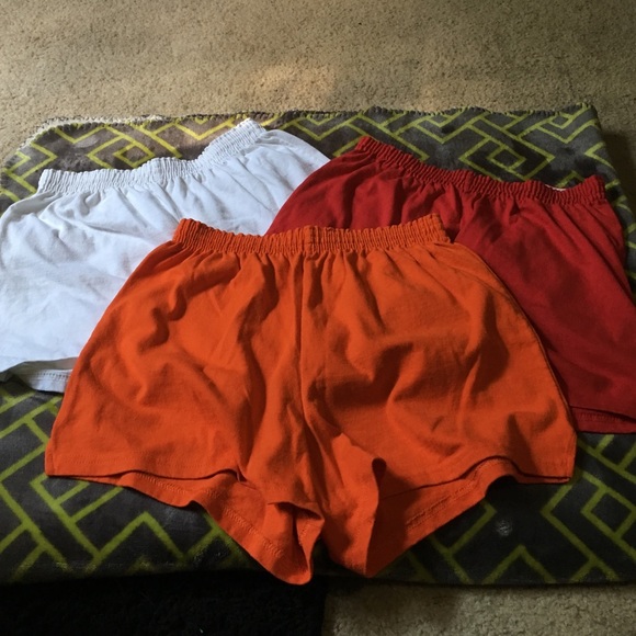 Three pairs of Soffe shorts