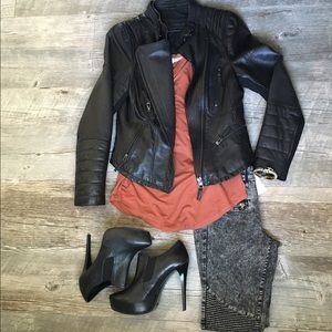 H&M Biker Moto JEANS.