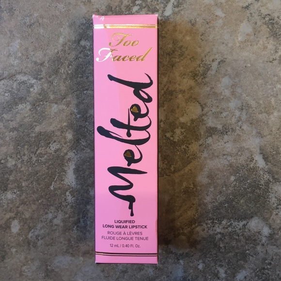 NIB Too Faced Melted Lipstick Peony