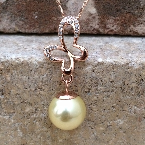 Pendant Necklace | 18K Rose Plated ⭐️