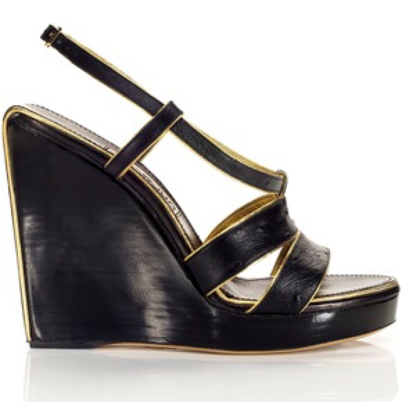 Salvatore Ferragamo Wedges Sz 7B - BNIB & Dust Bag - Picture 4 of 4