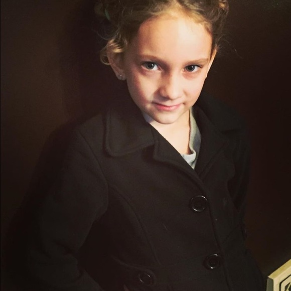 Black pea coat