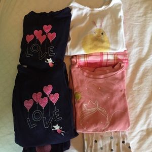 Gap 2 piece pajamas size 5