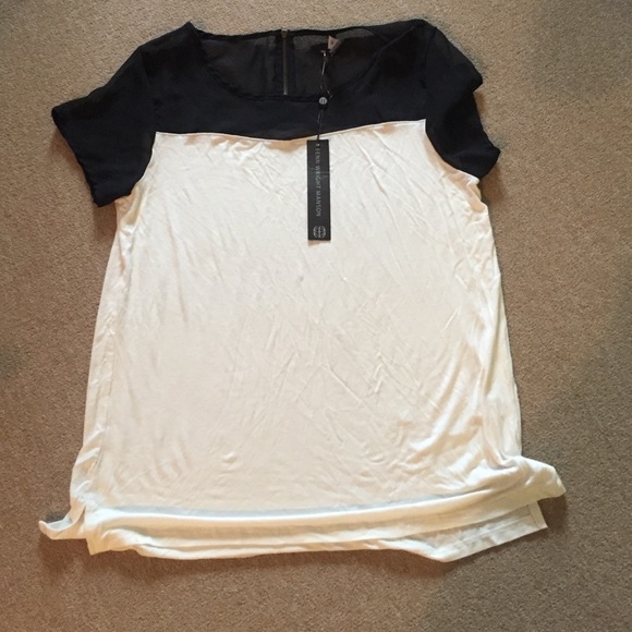 Pink and white top!