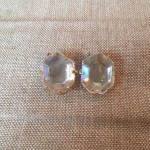 Kendra Scott Morgan Studs Clear Iridscent