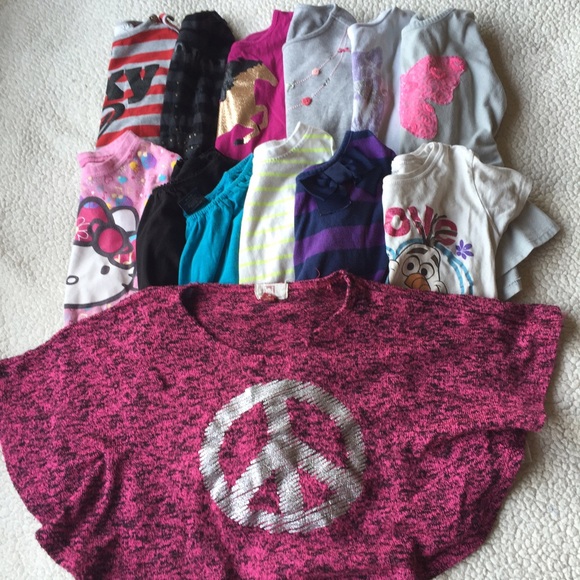 13 Girls tops bundle