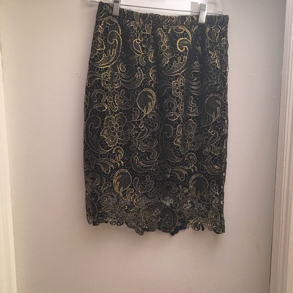 Black /Gold Skirt