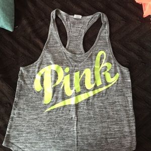 VS Pink Racer back tank top