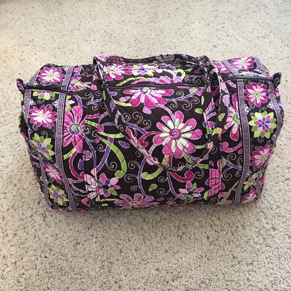 Vera Bradley large duffel travel bag
