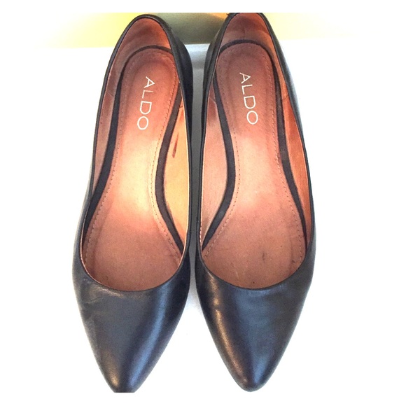 Black aldo flats